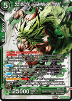 DBSCG-BT19-089 C SS Broly, Villainous Threat