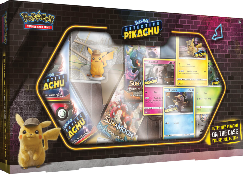 Pokémon TCG: Detective Pikachu - On The Case Figure Collection Box